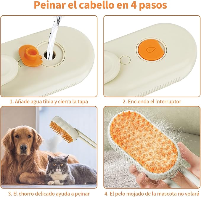 Cepillo para Mascota A VAPOR